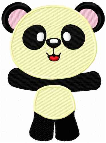 Freebie: Panda Bär - für den 10x10cm Rahmen