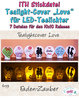 LED-Teelichtcover Love - ITH für den 10x10cm Rahmen