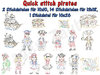 Quick stitch pirates - Stickdatei-Set für den 13x18cm Rahmen