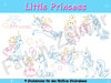 Little Princess - Stickdatei-Set für den 10x10cm Rahmen