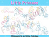 Little Princess - Stickdatei-Set für den 13x18cm Rahmen