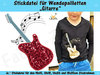 Wendepailletten-Applikation Gitarre - Stickdatei-Set für den 10x10cm bis 18x30cm Rahmen