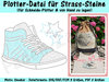 Sneaker Strass-Design - für Plotter und von Hand