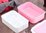 Brotzeitbox Bentobox 1.400ml mit Besteck rosa - mit Wunschmotiv und Name